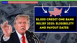 $1,000 Credit One Bank Relief 2025